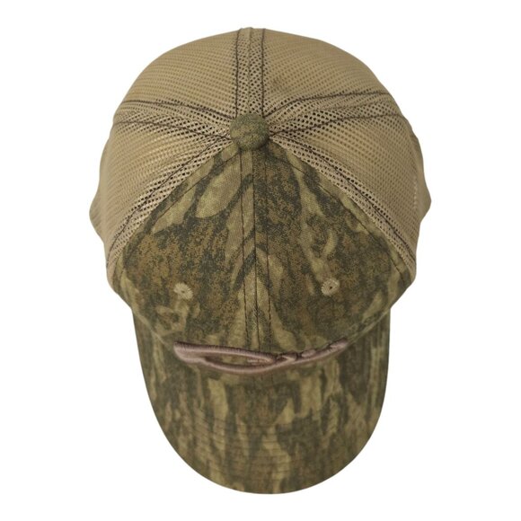 Drake Camo Mossy Oak Bottomland Strapback Cap 3D Embroidered Trucker Hunter Hat - Picture 6 of 14